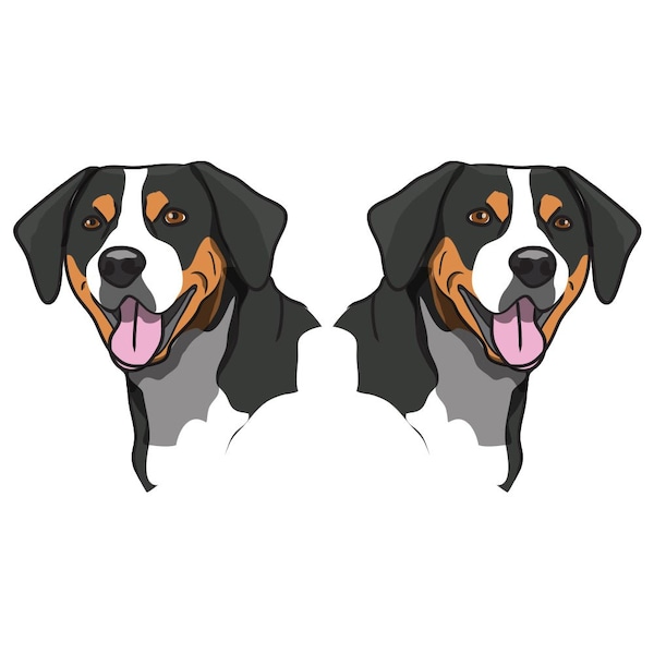 Signmission Greater Swiss Mountain Dog Dog Decal, Dog Lover Decor Vinyl Sticker D-24-Greater Swiss Mountain Dog - main